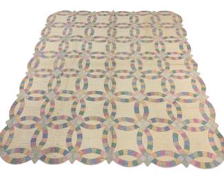 2161 - Double Wedding Ring Quilt - 88 x 74
