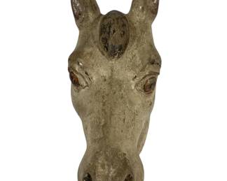 208 - Horse Head 14 x 7 x 6
