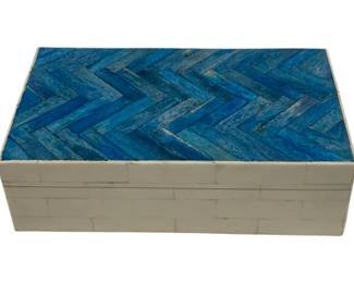 1468 - Inlaid Box 3 x 10 x 6
