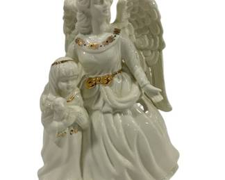 263 - Musical Angel Figurine 8.5" used as-is electric/electronic/mechanical item - no guarantee all components, untested
