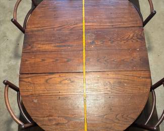 233 Old Oak Table Chairs
