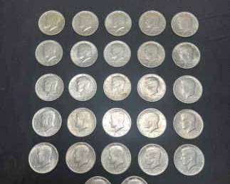711 1971 Kennedy Half Dollars