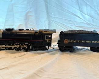 034 Lionel 6 Lionel like Fire Dept. Locomotive Tender