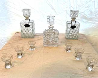 006 Crystal Decanter Set