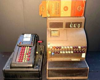 138 Vtg Cash Registers Paper Combo