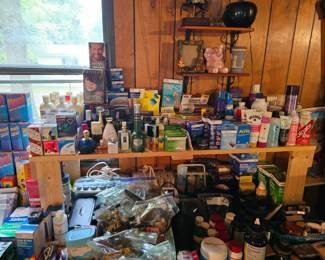 So many new in packaging bathroom supplies 
