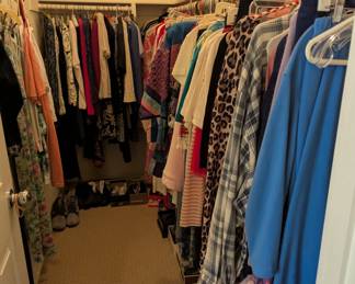 Big closest of womens clothing size ? shoes?