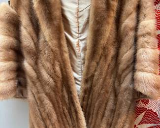 Mink Stole Cape
