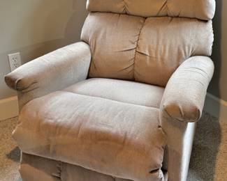 La-z-boy Tan Upholstered Recliner