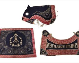 Lot 397 Imperial Russian Equestrian Regalia Set