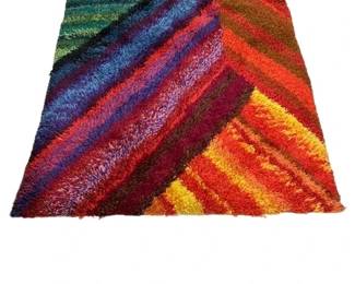Lot 413 Midcentury Scandinavian Rya Rug