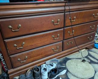 Large set of drawers - part of a set with bedside table and armoire