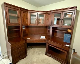 Cherry Corner Desk/Office Unit $400.00