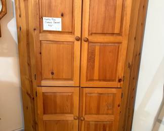 Pine Corner Cabinet $85.00
