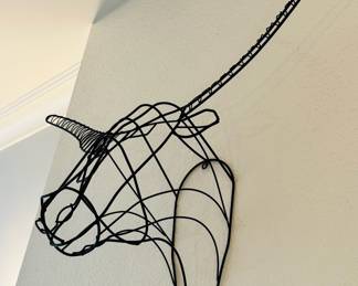 Metal wire steer head