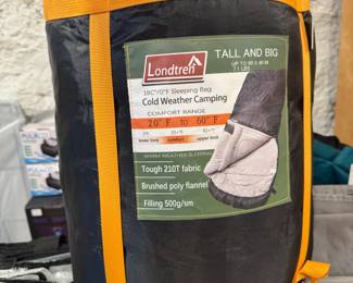New Londtren Tall and Big cold weather camping sleeping bag