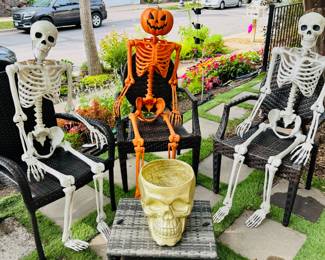 There is a lot of fun Halloween decor for indoor and outdoor decorating!