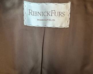 Ladies Mahogany Mink fur coat from Ribnick Furs, Minneapolis