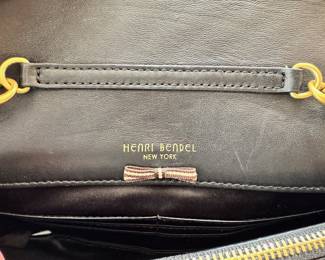 Like New Henri Bendel leather crossbody handbag with dust bag
