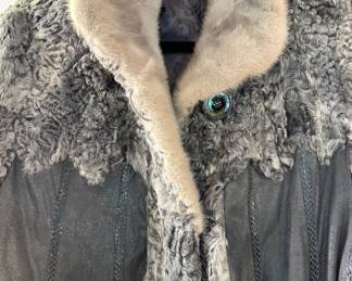 Vintage mink/sheep/snake skin coat in excellent vintage condition!
