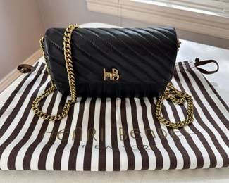 Like New Henri Bendel leather crossbody handbag with dust bag