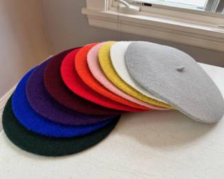 There are over 30 of these wool beret’s in many more colors than pictured
