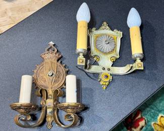 Original light fixtures to this 1904 home