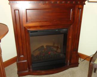 Electric Fireplace - Visual happiness plus heat!