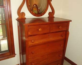Walnut 6 Drawer Chest is in perfect condition and the wood is amazing!