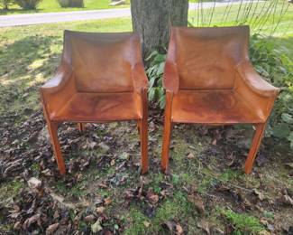 226. Set of 2 chairs "Cab" 413, Mario Bellini, Cassina, 1970