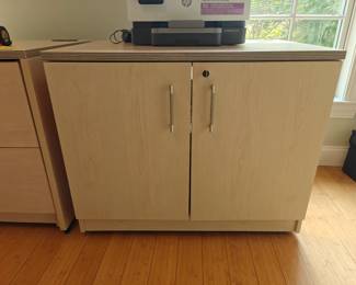 220	Artopex Plus Maple Two Door Printer Stand Cabinet	36x24x30