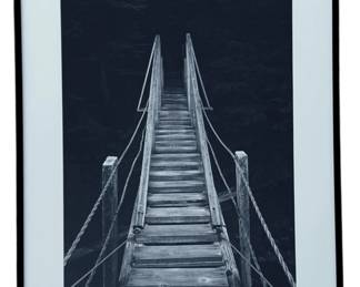 A 1997 MICHAEL JOHNSON "Footbridge" Photograph Print
