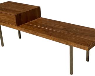 A Mid Century Style Modernist Entryway Bench
