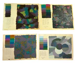 Four ROBERT APPEL Color Study Prototypes
