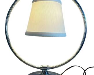 A CHASE Art Deco Style Chrome Table Lamp
