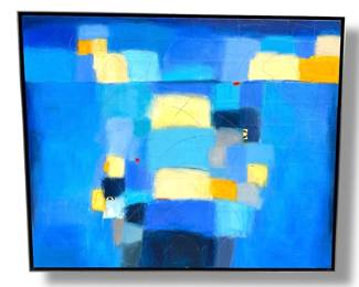 CAROLYN COLE Abstract Mixed Media on Canvas, Wall Size
