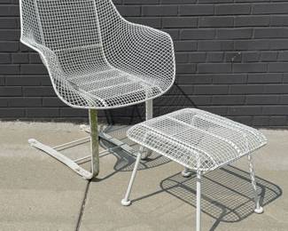 RUSSELL WOODARD "Sculptura" Chair and Ottoman
