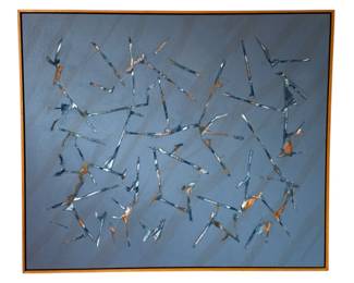 JIM BIRD "Pagan Dance" Mid Century Mixed Media
