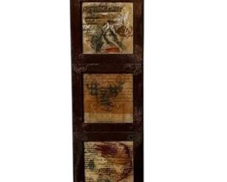 A RICARDO BENAIM "Estele" 1996 Large Mixed Media
