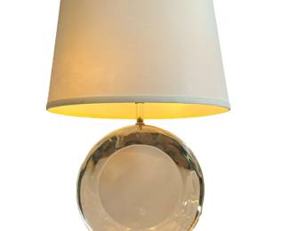 A Postmodern VAN TEAL Lucite Desk Lamp
