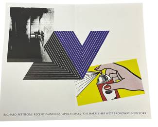 RICHARD PETTIBONE, O.K. Harris Exhibition Poster
