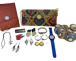 A Collection of Ethnic Articles, Jewelry, and More
