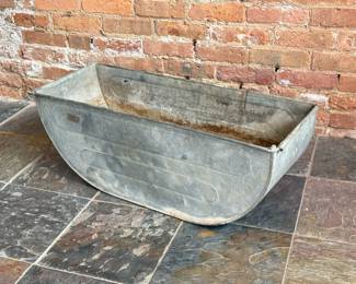A Vintage Gas Station Tire Washing Tub
