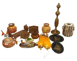 Large Collection of Indian/World Travel Items
