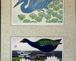 Two IKKI MATSUMOTO Offset Lithographs, Signed and Numbered
