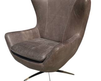 POTTERY BARN "Wells" Swivel Lounge Chair
