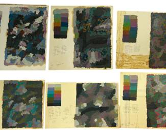 Six ROBERT APPEL Color Study Prototypes

