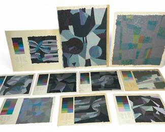 An Assortment of ROBERT APPEL Color Studies, 1989

