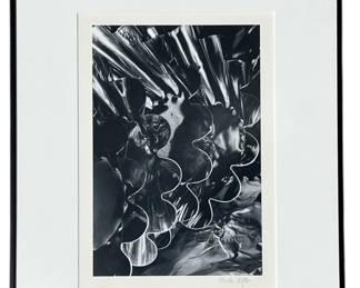 A DAVID CLIFTON Signed Black and White Photograph Print
