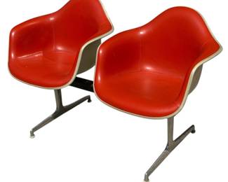 CHARLES & RAY EAMES 2 Seat Tandem Shell Bench, HERMAN MILLER
